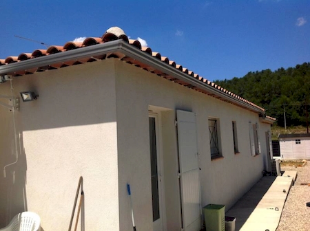 Angle de gouttières sur mesure