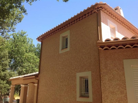 descentes d'eaux pluviales en aluminium