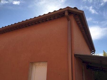 Descentes en aluminium sur maison à La Seyne sur mer